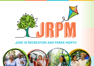graphic for june is recreation and parks month