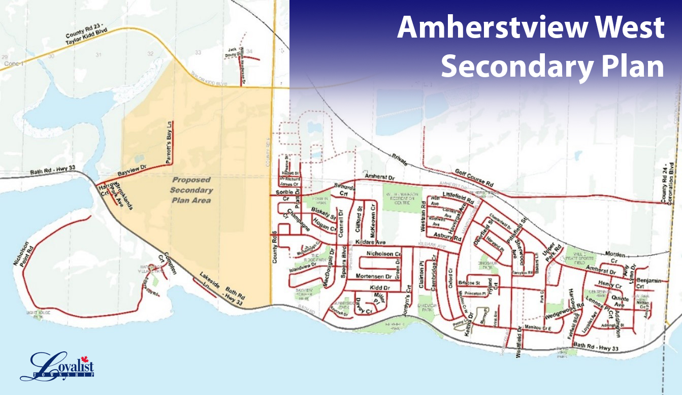 Map of Amherstview West area