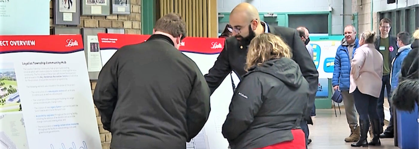 people looking at project boards