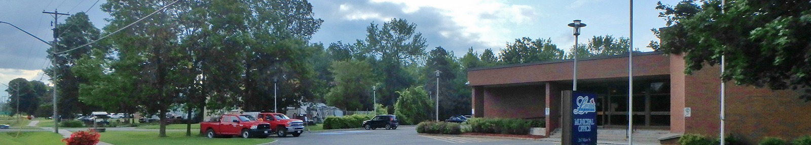 Front entrance of municipal office