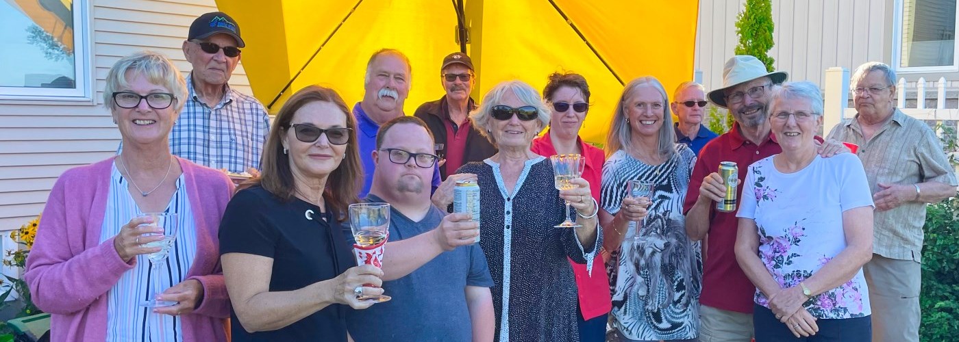 group of smiling people