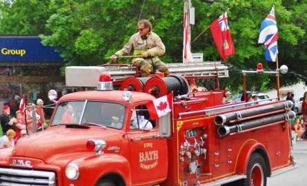 fire engine at a parade