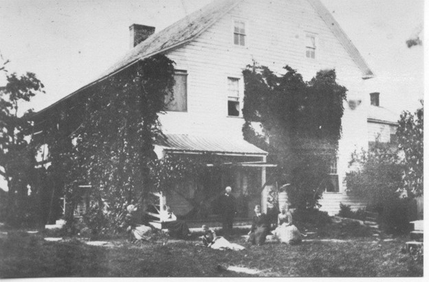 vintage black and white photo of Fairfield House