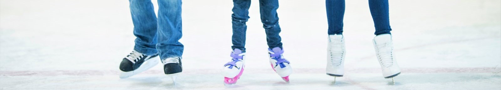 ice skates on ice