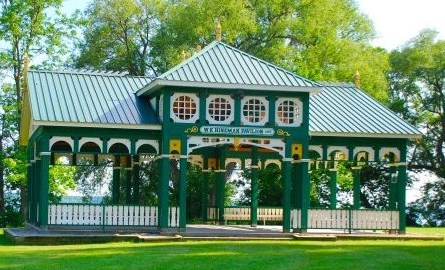 a gazebo