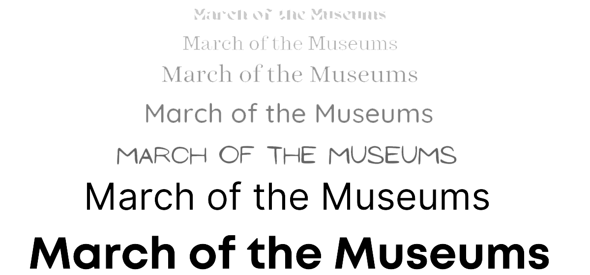 main logo march of the museums