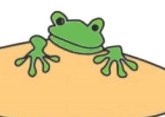 green frog puppet 