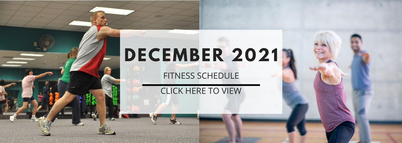 December Fitness Schedule - Click to download