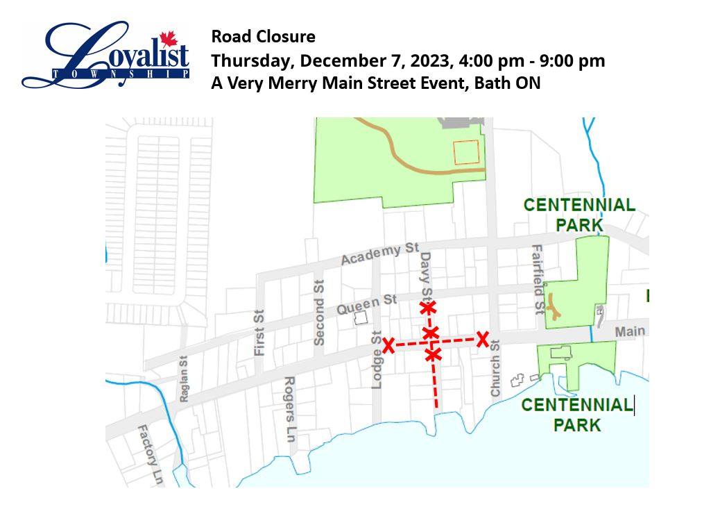 Bath road closure map