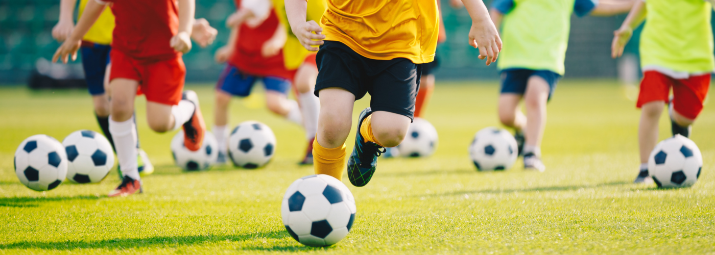 kids playing soccer