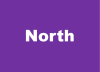 purple block with word north