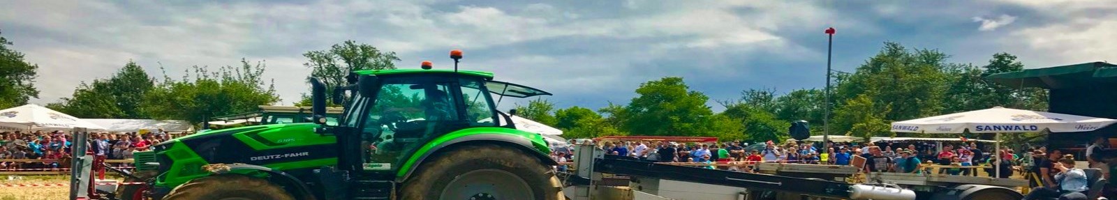 tractor at a show