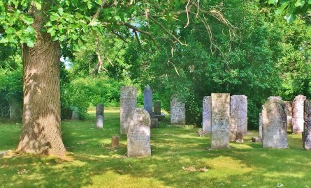 Gravestones at Switzerville Cemetery