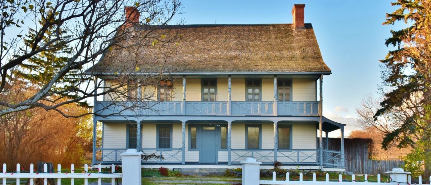 Front of historic house