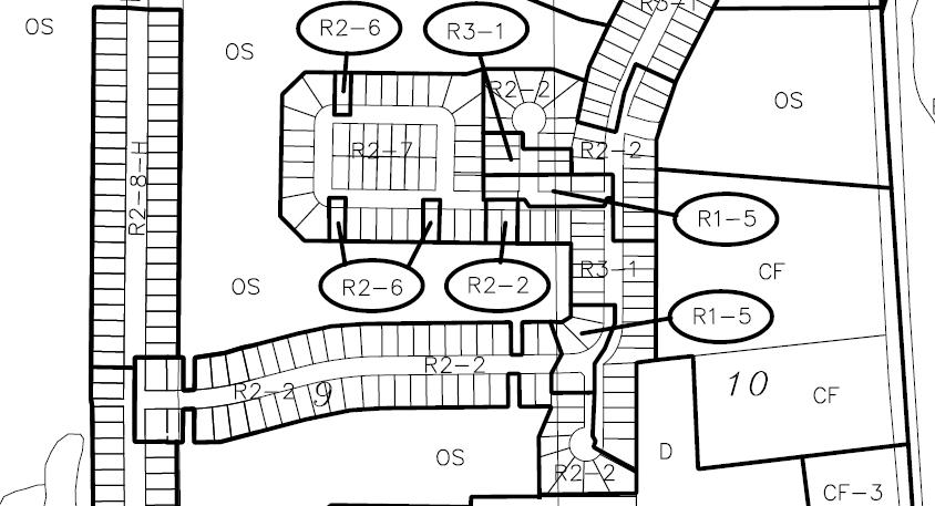 Zoning bylaw example map