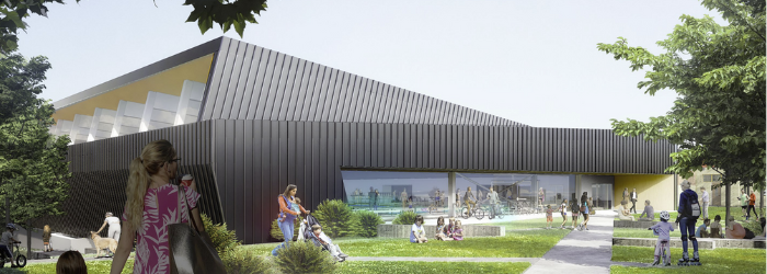 Artist rendering of the Community Hub