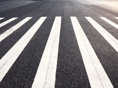 zebra crossing - stripes on road