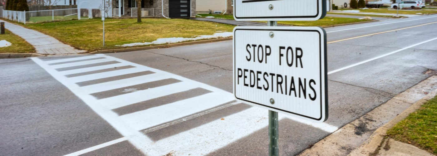 street with crosswalk
