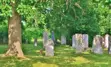 Gravestones at Switzerville Cemetery